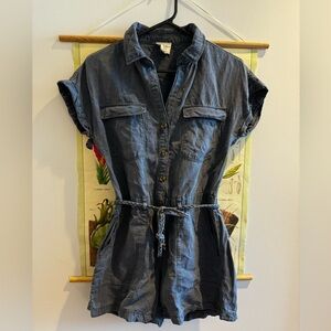 Vintage wash romper